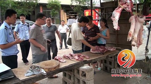 攸县市场和质量监督管理局皇图岭所提升定点屠宰集中整治力度