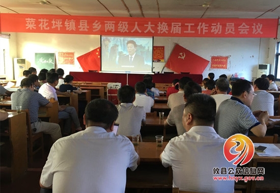 菜花坪镇召开县乡人大换届选举工作动员大会