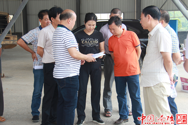 江小忠到严塘镇调研脱贫攻坚和项目建设工作