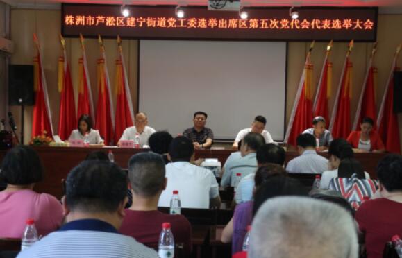 建宁街道党工委选举产生区第五次党代会代表