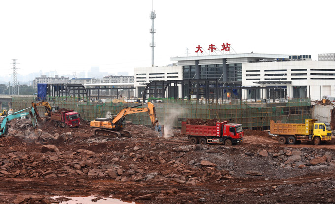 城铁大丰站 建设起风潮