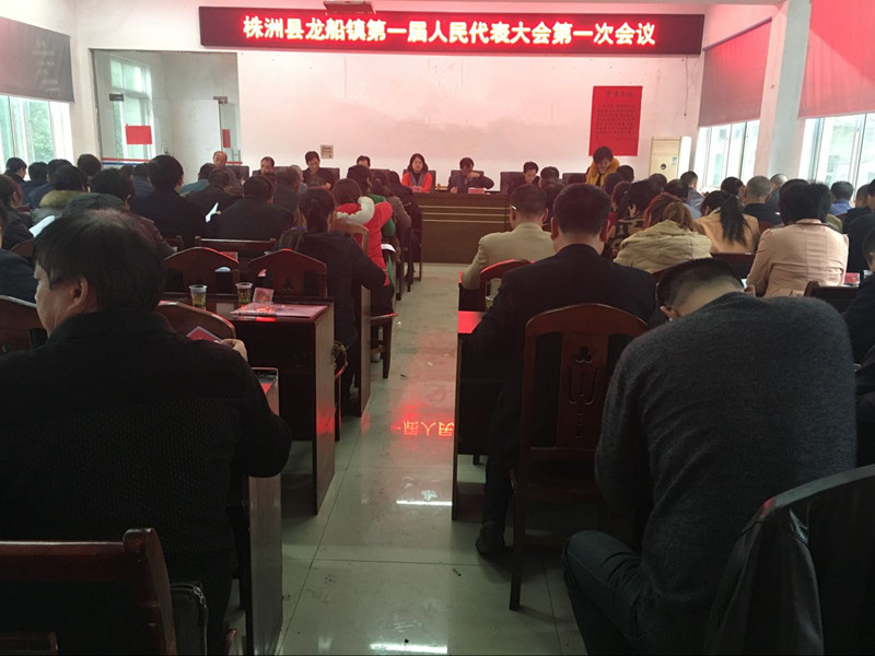 龙船镇第一届人民代表大会第一次会议胜利召开