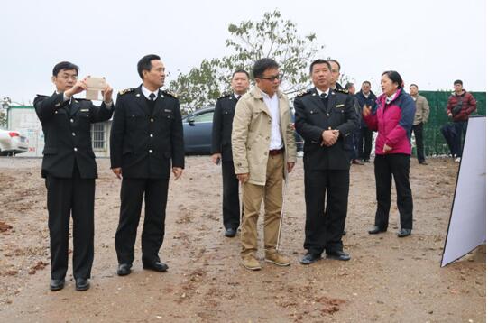 长沙海关关长黎对贞一行调研国投保税物流中心(B型)项目