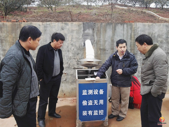省水利厅水保处来攸检查指导水土流失监测工作