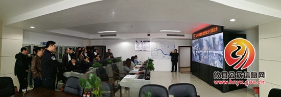 智慧攸县视频监控建设项目验收领导小组到城管局数字城管监督指挥中心指导工作