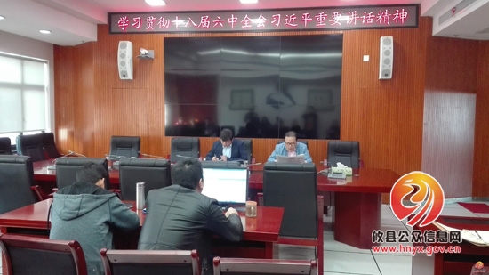 县统计局组织学习贯彻十八届六中全会习近平重要讲话精神