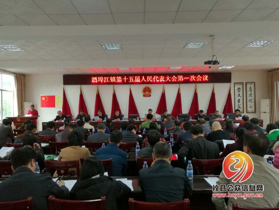 酒埠江镇第十五届第一次会议胜利召开