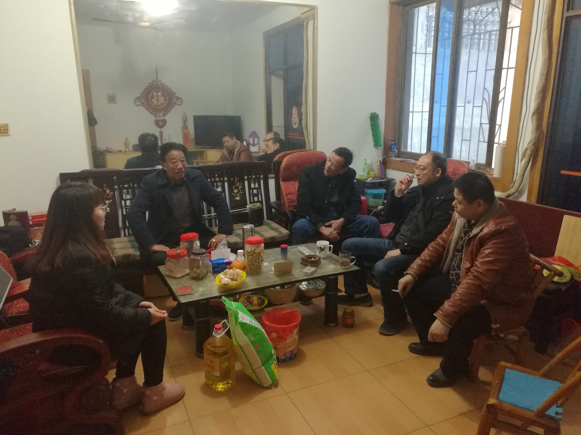 天元区审计局节前慰问联点社区困难对象