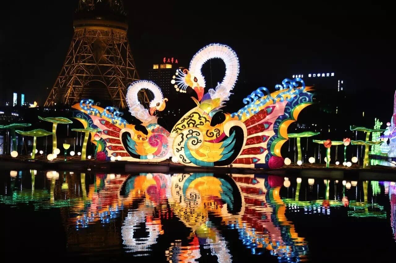 国家级4A景区神农城举办新年灯展