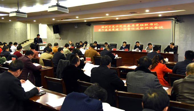 示范区召开基层党建工作述职评议会