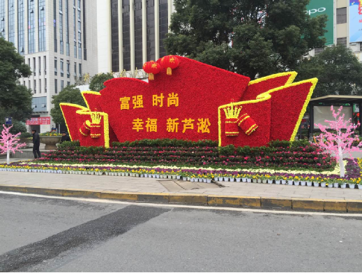区城建局绿化处精心营造春节节日氛围