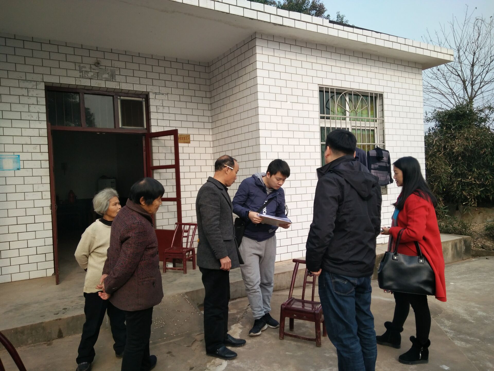 天元区开展第五批特困人员特殊救助上户核查工作