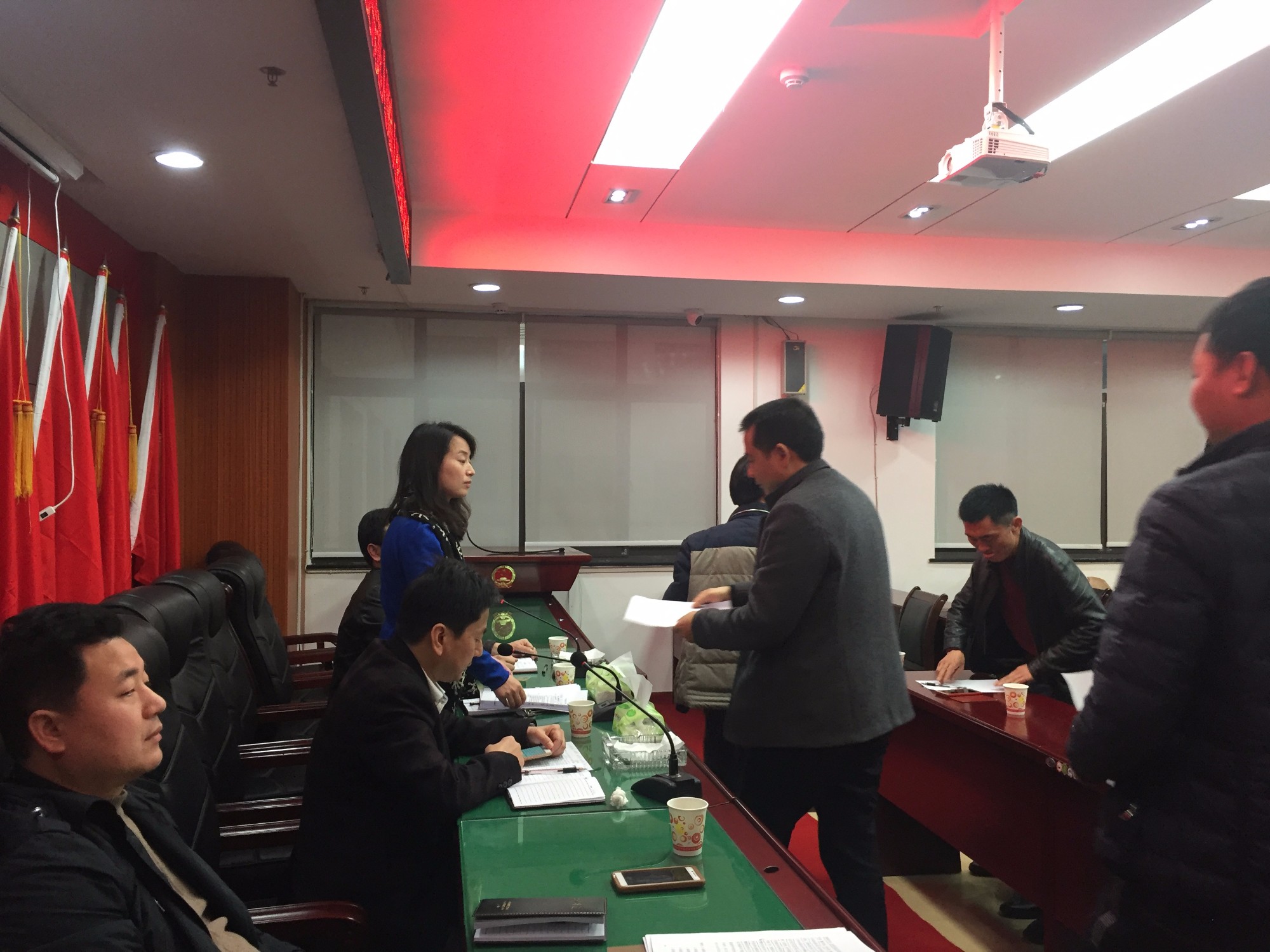 春联街道组织候选人预备人选集体谈话 保证换届风气