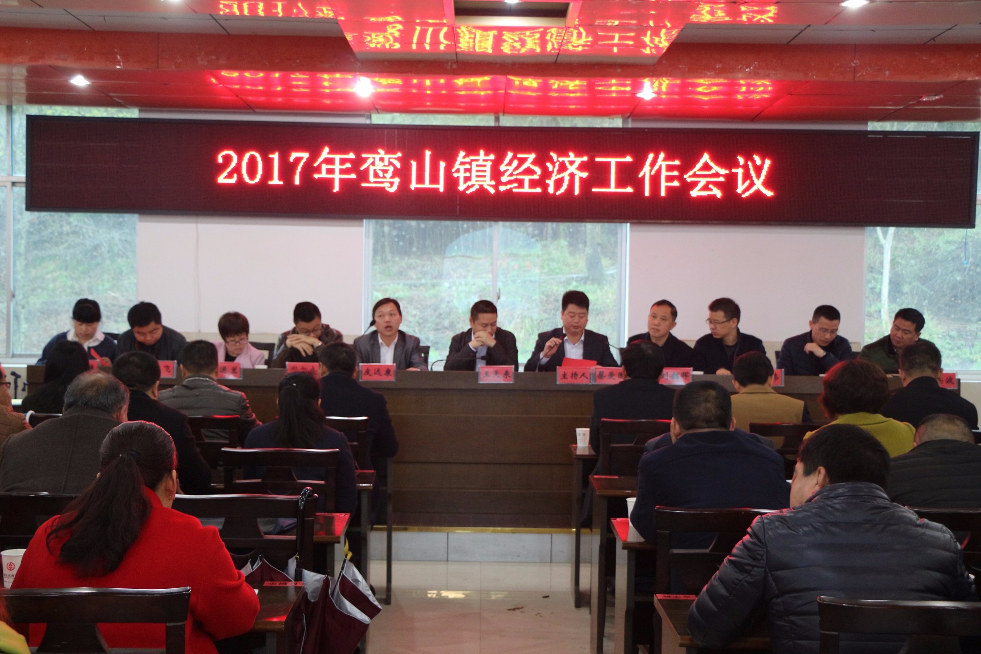 中共鸾山镇召开第十二届代表二次会议暨2017年经济工作会