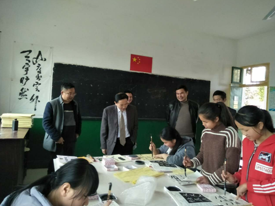 市教育局到淦田中学督查春季开学工作