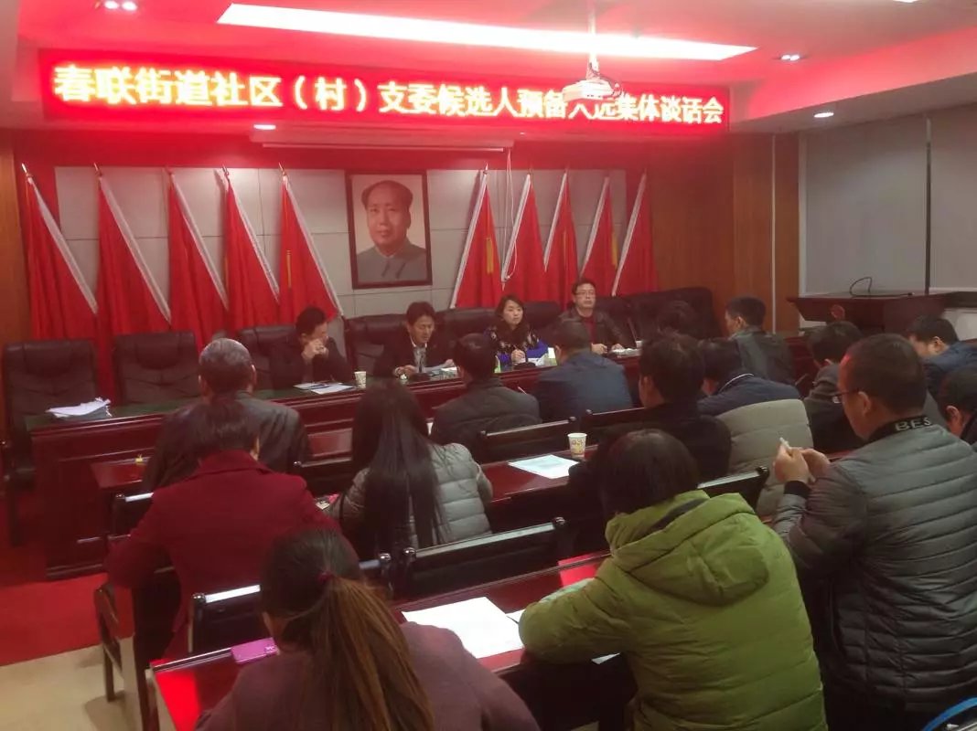 春联街道圆满完成社区（村）党组织换届选举工作