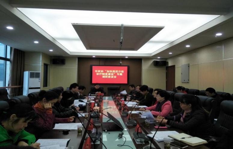 市政协到株洲县开展“加快推进分级诊疗制度建设”专题调研
