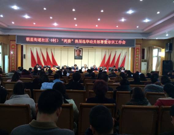 联星街道召开社区（村）“两委”换届选举工作动员部署会