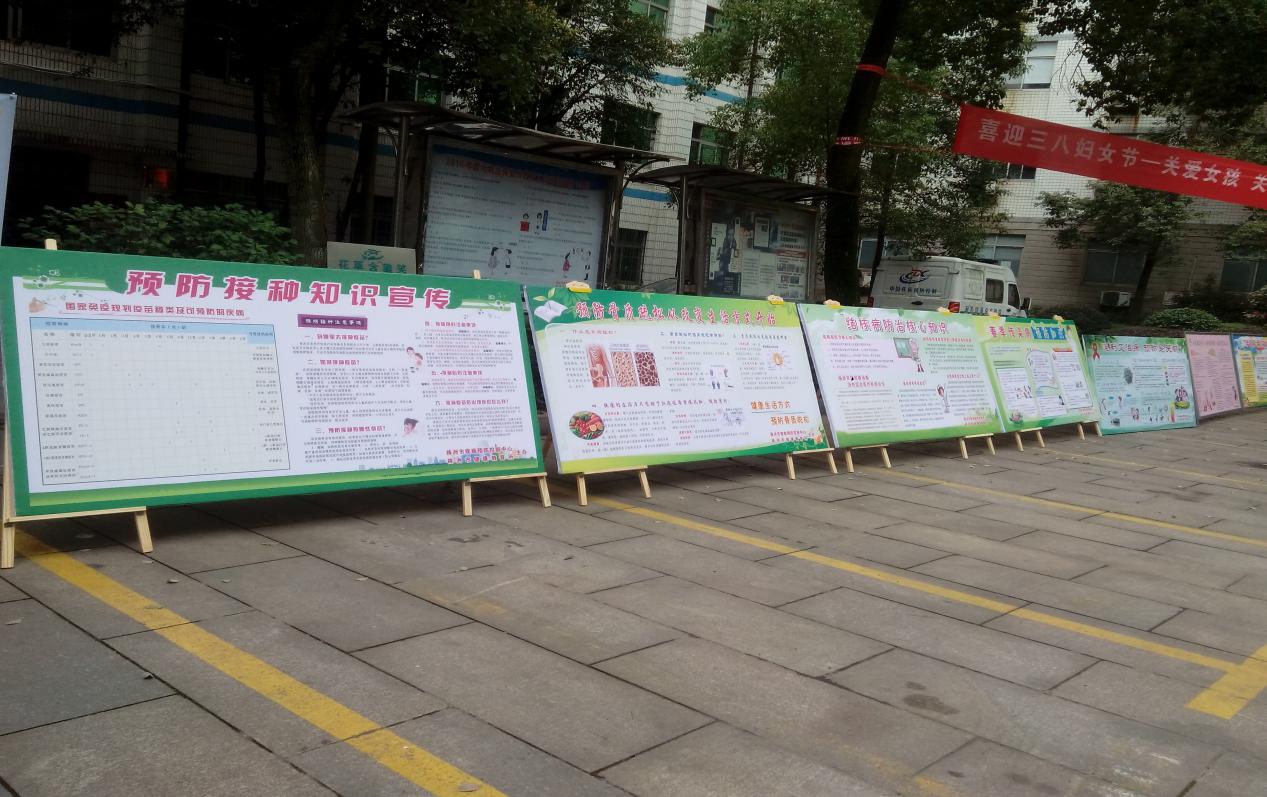 贺家土街道计生协开展"喜迎三八妇女节——关爱女孩、关注妇女健康"主题宣传活动