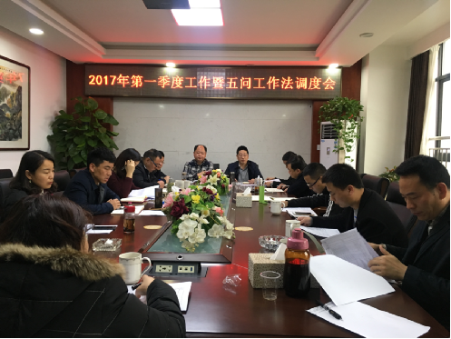区城建局组织召开2017年第一季度工作情况暨五问工作法调度会