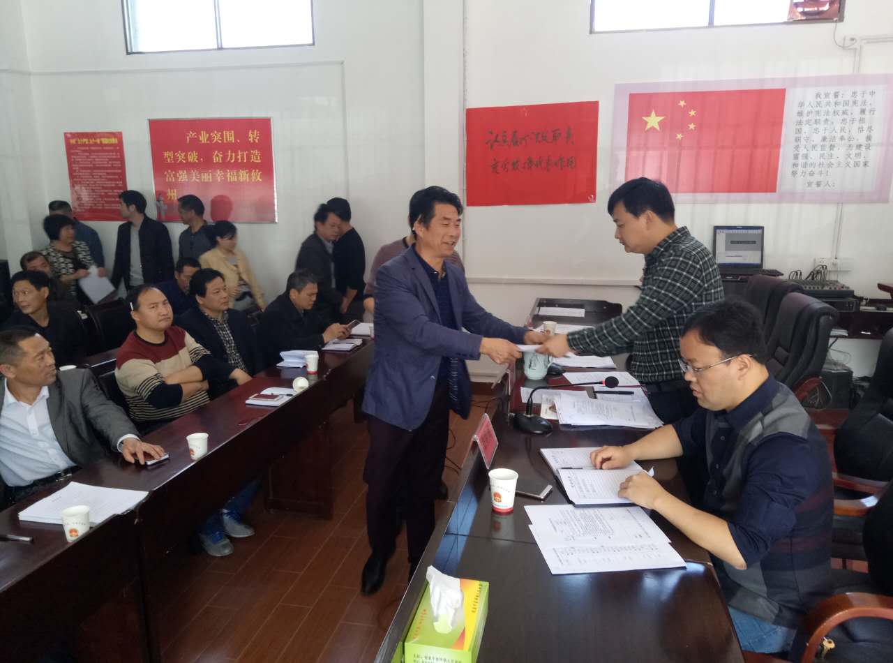 宁家坪镇召开新一届村委正式候选人集体谈话会