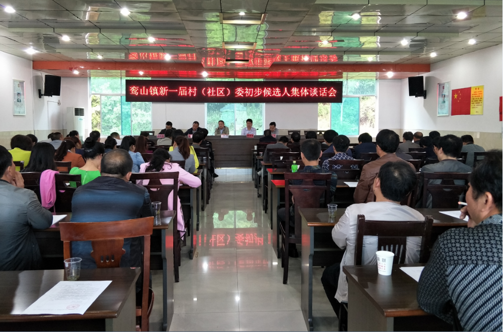 鸾山镇召开新一届村（社区）委初步候选人集体谈话会