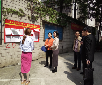 市委组织部督查指导贺家土街道党建工作