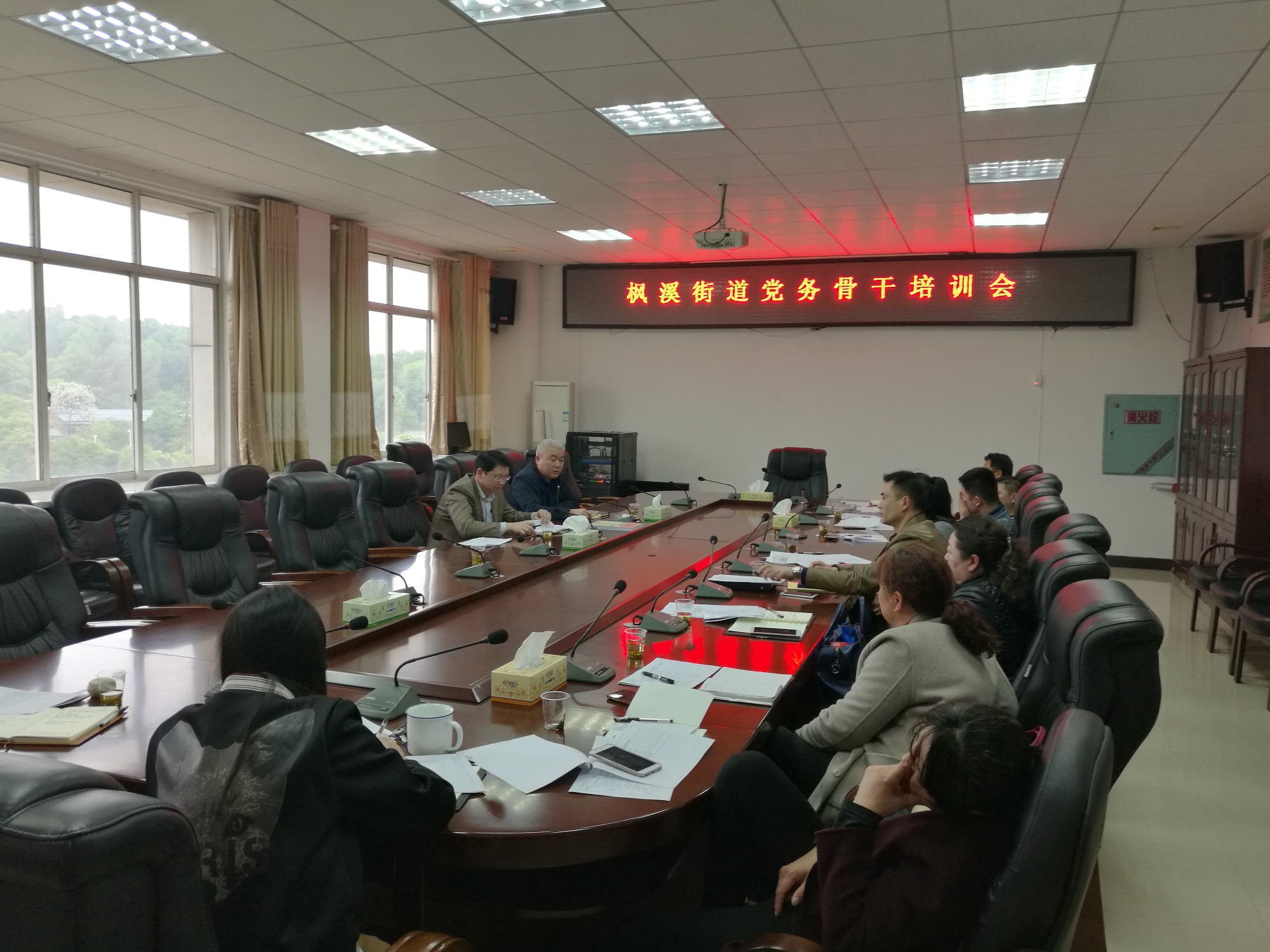 枫溪街道召开党务骨干工作培训会