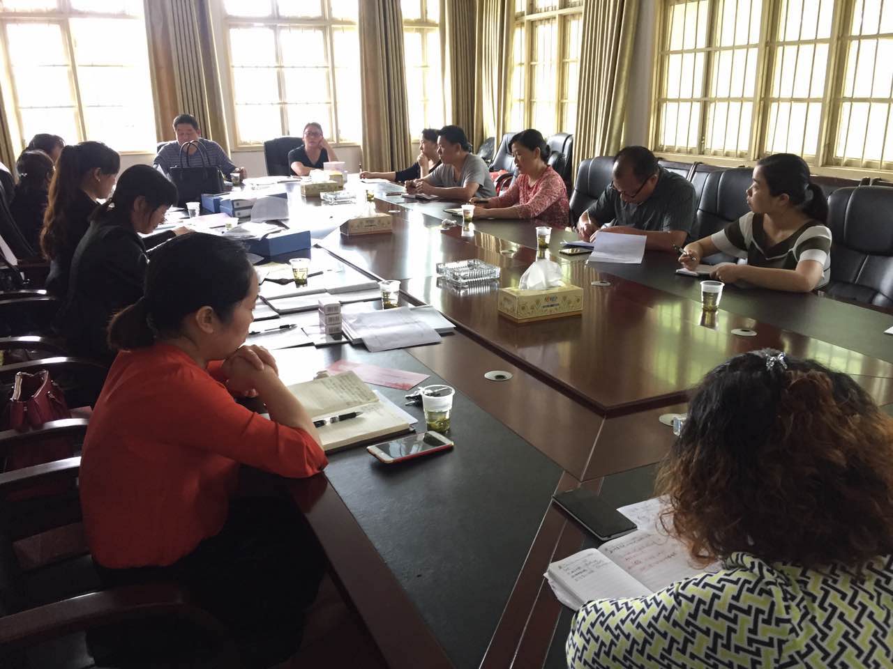 区卫计局参与基层卫计工作月例会
