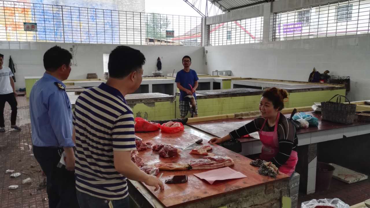攸县开展打击私屠滥宰整治肉品市场秩序专项活动