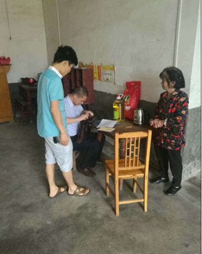 攸县接待办主任聂双利一行走访结对帮扶对象