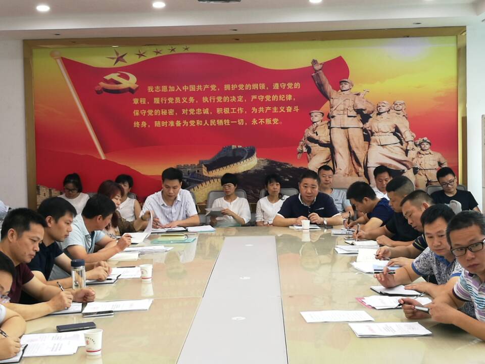 县市场服务中心、市建公司召开推进“两学一做” 学习教育常态化制度化工作会议并开展支部主题党日活动