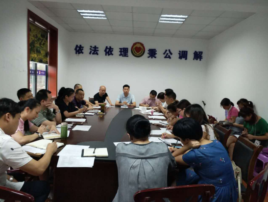 建设街道办事处召开创卫复审动员大会
