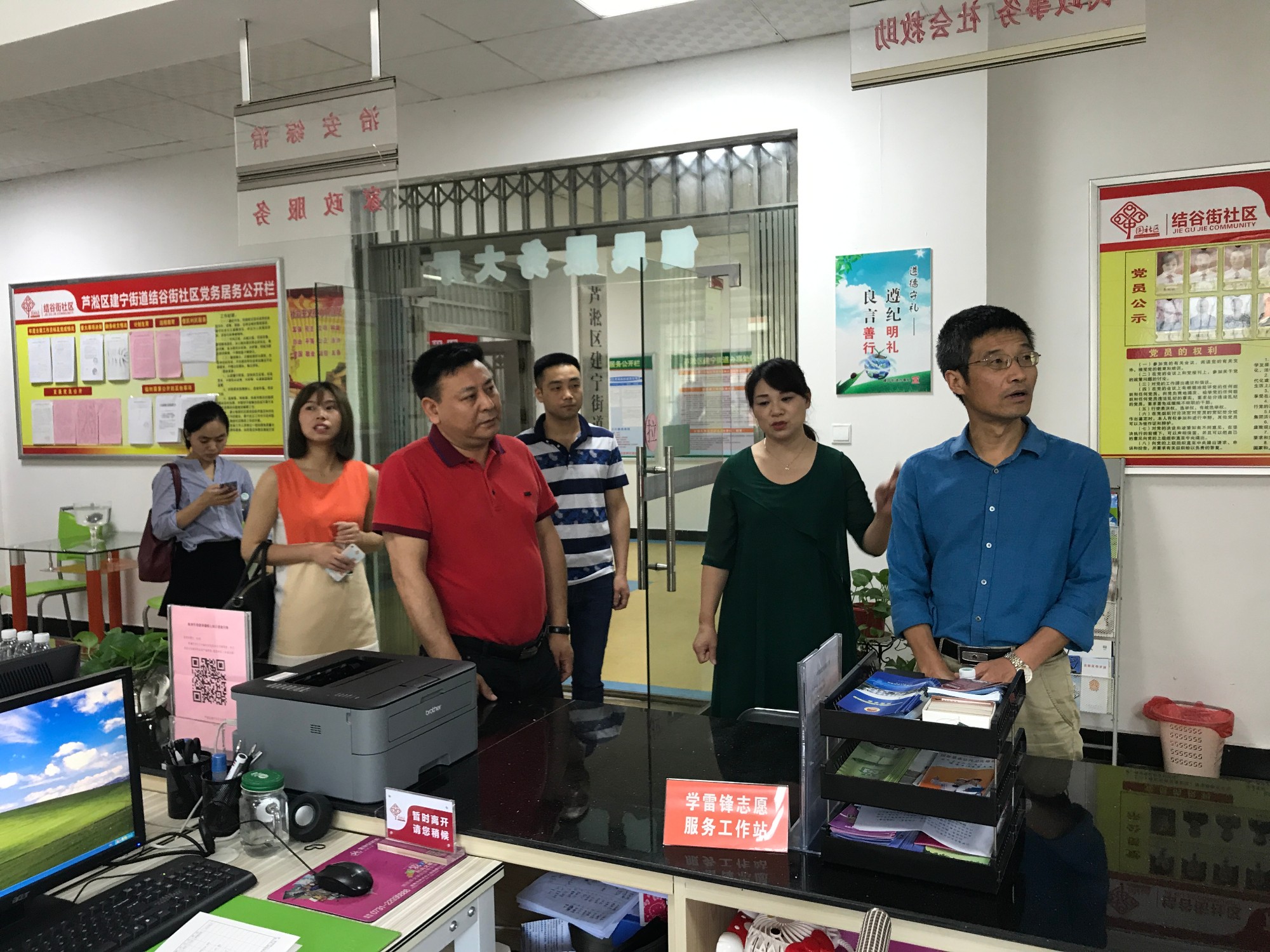 区委常委、组织部长李斌到建宁街道视察指导工作