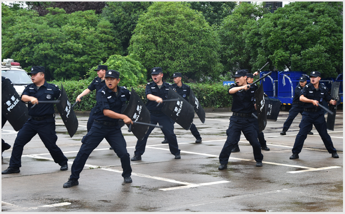 经开区公安分局成立巡特警中队