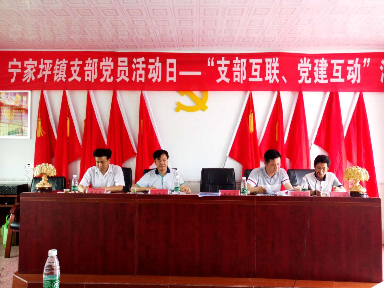 宁家坪镇开展支部互联党建互促活动
