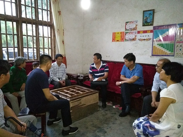 市林业局副局长言新明一行来攸督查生态脱贫工作