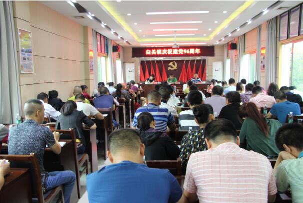 区委常委、组织部长李斌到白关镇讲党课、走访慰问困难老党员