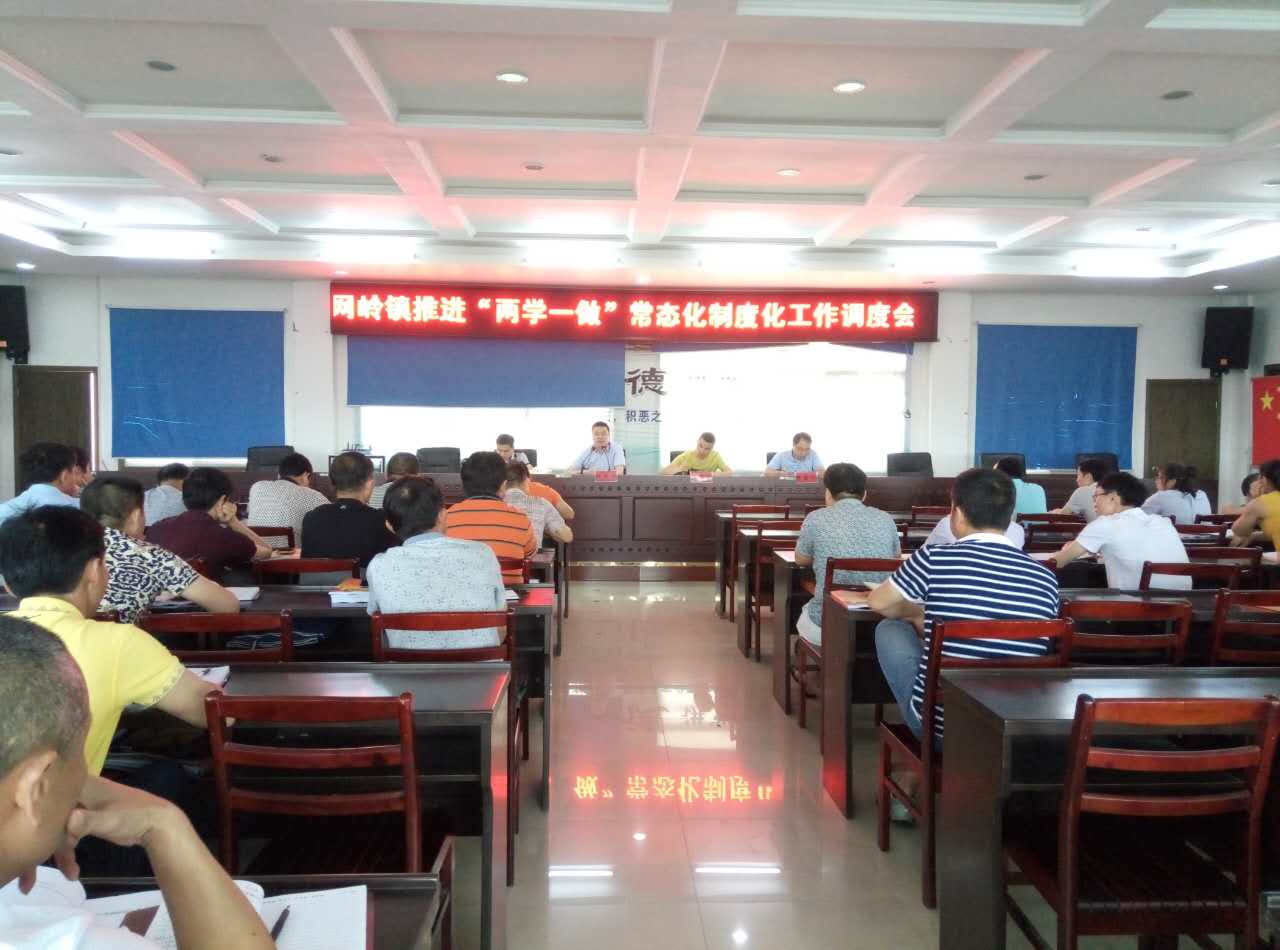 网岭镇召开“两学一做”学习教育常态化制度化工作调度会
