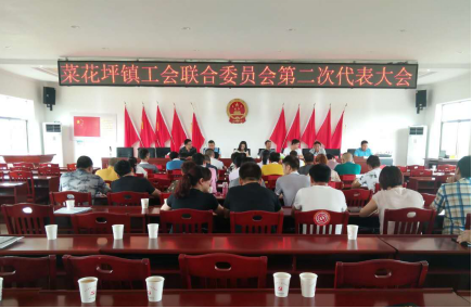 菜花坪镇工会联合委员会第二次代表大会隆重召开