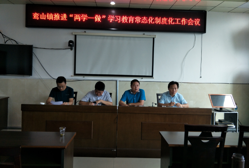 鸾山镇召开推进"两学一做"学习教育常态化制度化工作会议