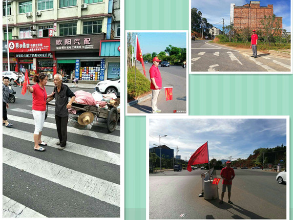 交警大队：副大队长丁晓晖为联星街道办党员交通志愿者上交通安全培训课