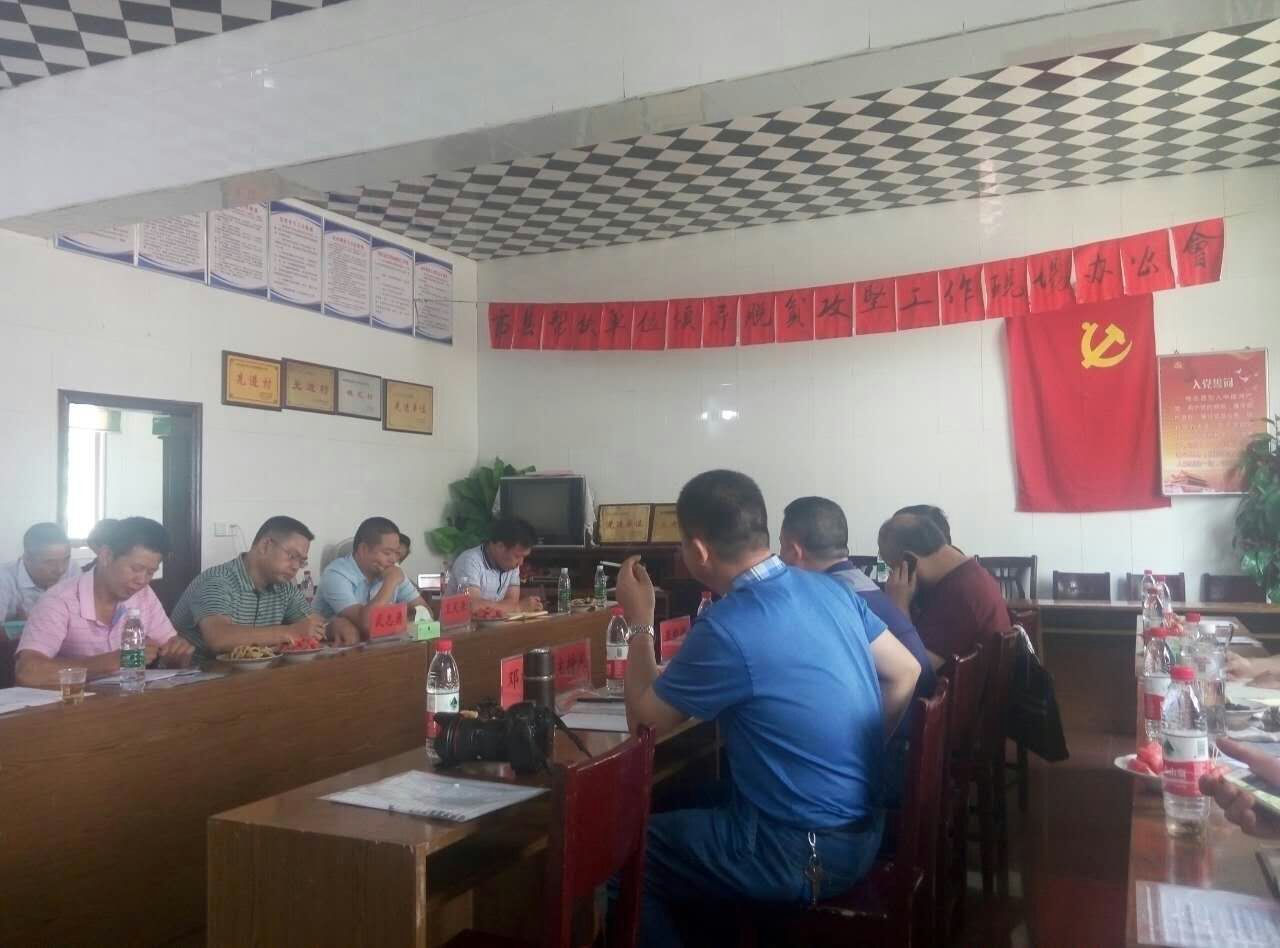 鸾山镇:脱贫攻坚,群策群力市县帮扶单位脱贫攻坚工作现场办公会