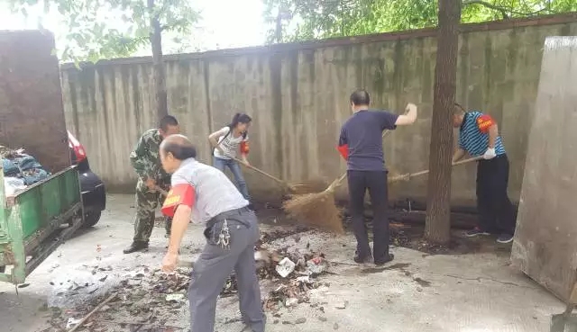 迎接国家卫生城市复检 龙泉街道党员志愿者撸起袖子这样干！