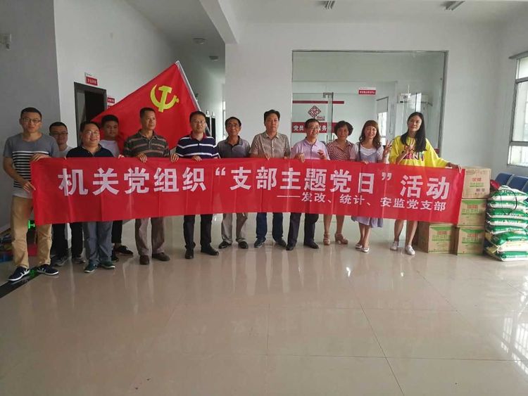 支援灾后重建，我们在行动！——记安监局“支部主题党日”活动。