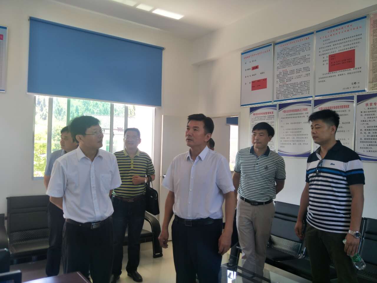 市环保局局长章文才到先锋村走访慰问