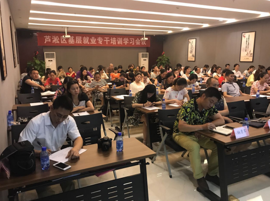 芦淞区基层就业专干培训暨劳动保障工作会议在建设地区召开