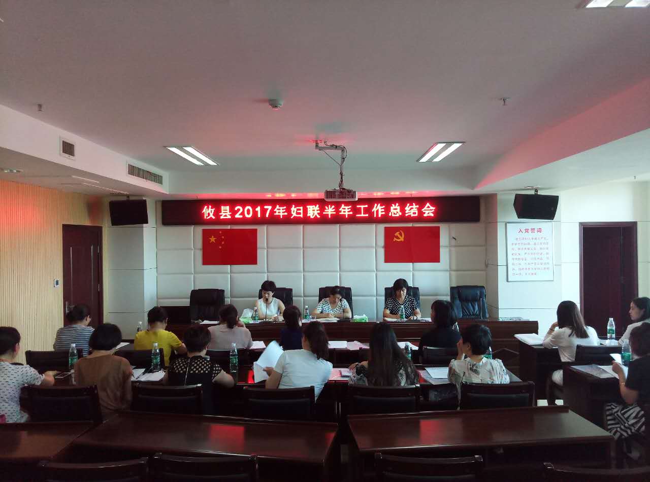 攸县妇联召开上半年工作总结会