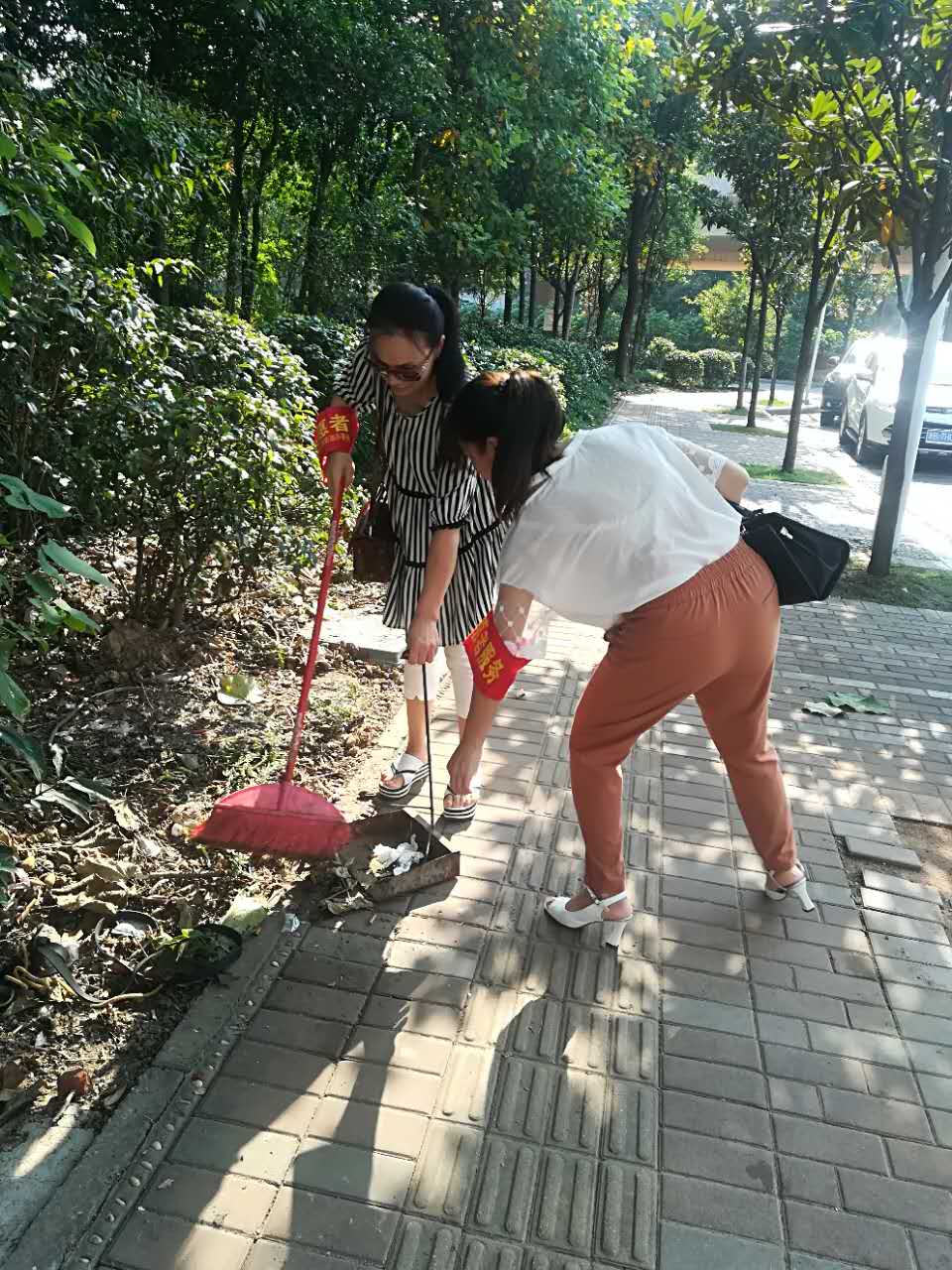 全员参与迎创卫 全力以赴抓整改