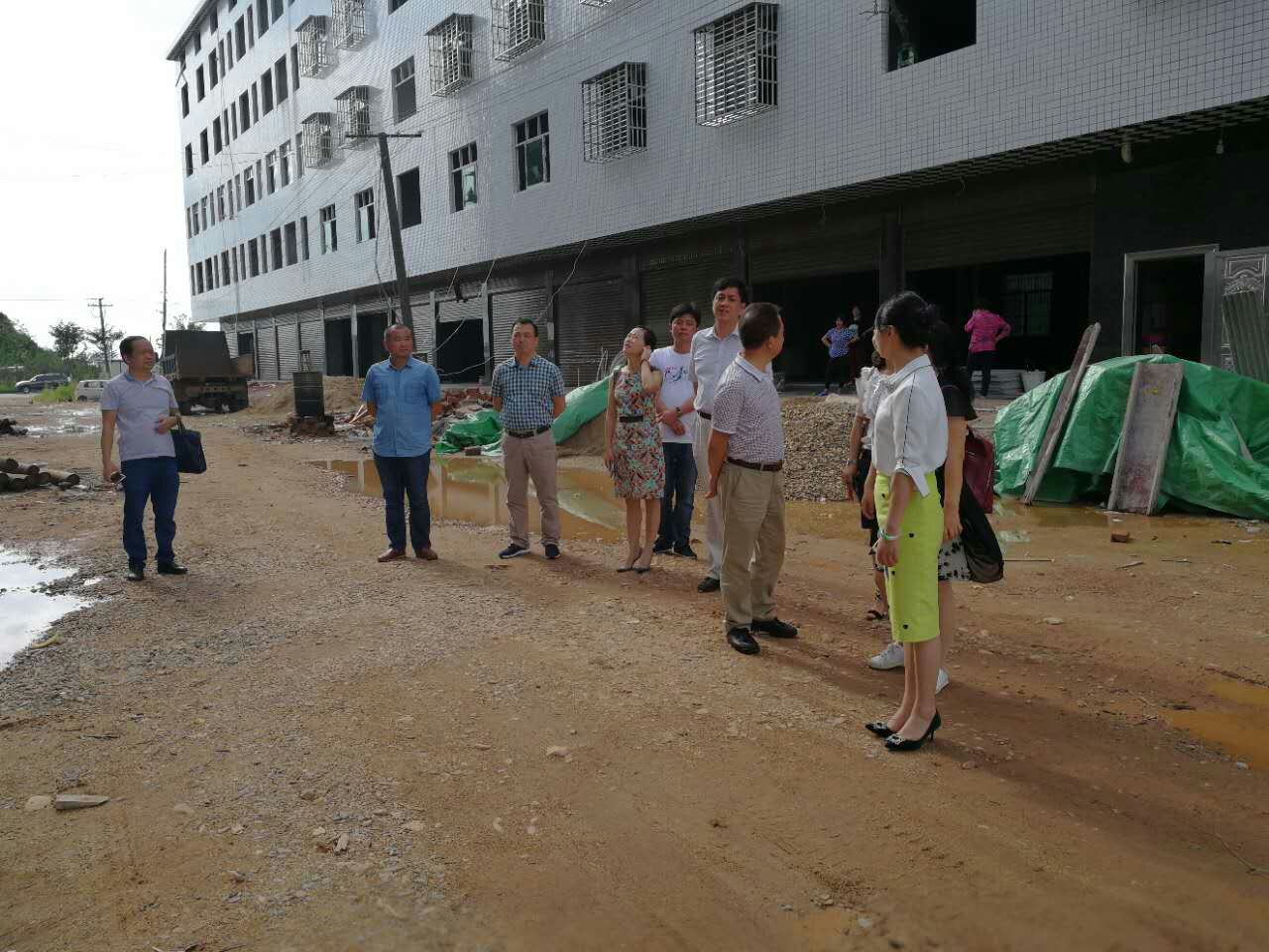 省地震局一行来攸调研农村民居防震工作